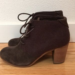 TOMS ankle booties with heel